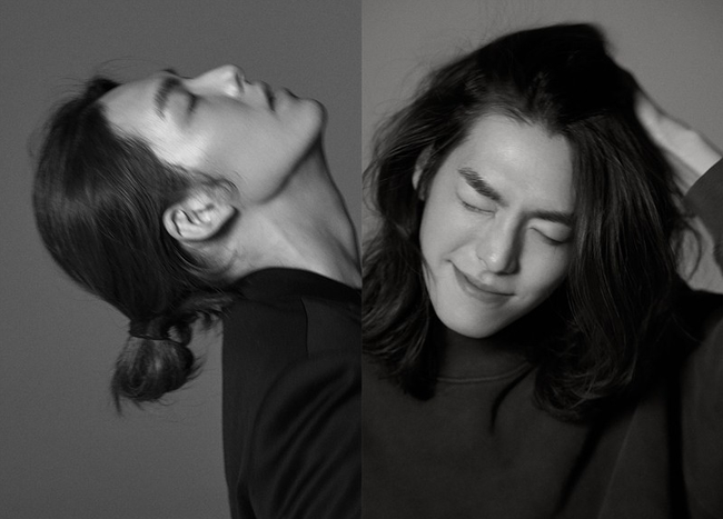 金宇彬复出画报 变长发却成大众脸 撞脸李咏